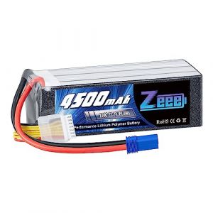 Zeee 6S Lipo Batterie 22,2V 100C 4500mAh RC Batterie avec Prise EC5 pour Avion RC hélicoptère RC Voiture Drohne Racing Hobby (ZEEE POWER, neuf)