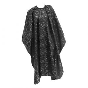 CRILSTYLEO Tablier De Coiffure Tablier De Barbier Cape De Robe De Salon Cape De Coupe De Cheveux Pour Femme Cape De Coiffeur Cape De Coiffure Cape De Coupe De Cheveux Pour Enfants Black (Yolena, neuf)