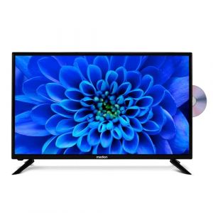 MEDION 80 cm (32 Pouces) Téléviseur HD (Lecteur DVD intégré, récepteur Triple Tuner DVB-T2 DVB-C DVB-S2, 2 x HDMI, USB, Sortie Casque, AV in, Lecteur multimédia, CI+), MD832001 (medionshop-deutschland, neuf)