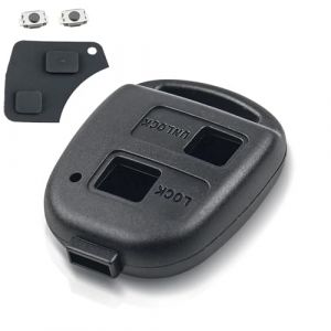 Kelay Clé de Voiture pour Toyota Yaris RAV4 Corolla Avensis Celica Camry Echo Prado TéLéCommande, Facile à Installer Coque Clé Toyota Yaris, Boitier Clef Toyota Rav4 - 2 Boutons (Kelay, neuf)