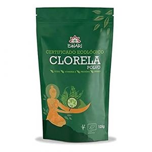 ISWARI CLORELLA superalimento 125gr. BIO &ndash; produit multifonction &agrave; large champ d&rsquo;application, poids 125 g, s&rsquo;int&egrave;gre facilement dans une routine de tous les jours et associe fonctionnalit&eacute; pratique et (LESS WASTE, neuf)