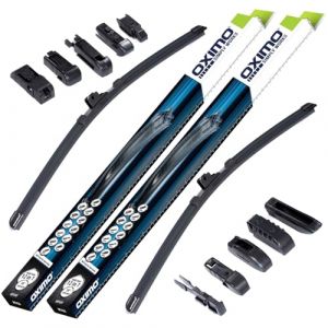 OXIMO SIMPLY WORKS Essuie-glaces avant pour Peugeot Boxer 2 II depuis 06.2006 Monospace, Lot de 2 balais d&rsquo;essuie-glace - gauche 650 mm, droite 550 mm (attelage-online, neuf)