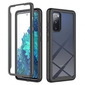 XINNI Coque pour Samsung Galaxy S20 FE Antichoc Housse avec Prot&egrave;ge &eacute;cran, 360 Degr&eacute;s Full Body Etui Solide Double Face Bumper Portable Transparent Housse (Fengqi UK, neuf)