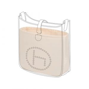 DGAZ Soie Organisateur de sac à main pour Evelyne TPM/PM/GM/TGM, Organisateur de sac à main soyeux et lisse, Organisateur de sac à main et de fourre-tout de luxe (PM, Craie) (DGAZ fr.Store, neuf)