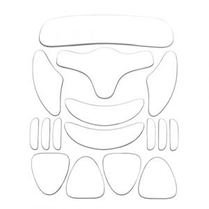 Hrlace Lot de 16 coussinets anti-rides en silicone réutilisables pour le front, les ridules et les yeux - Pour femmes et filles (Kunpengfa, neuf)