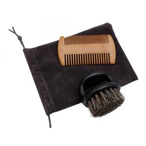 Sharplace 2 peignes double face en bois pour homme, idéal pour la fête des pères, idéal pour l'entretien la barbe et, Poignée En Pp (RT Technology, neuf)