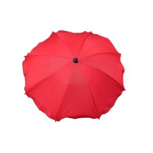 Parapluie universel pour poussette et poussette de sport - Avec support universel - Protection UV 50+ - Fleurs rouges (Babylandia, neuf)