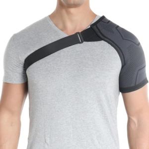 BASTOUR Orthèse d'épaule réglable pour Femme et Homme Suppor d'épaule Attelle Épaule à Bandage Réglable Bras De Support D'épaule Prévention et Récupération des Blessures Sportives (BASTOUR-Official, neuf)