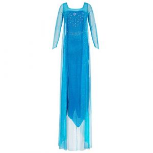 Katara 1768 - Déguisement d'Elsa Reine des Neiges - Robe de Princesse pour Adultes Costume de Cosplay - Taille XL, Bleu (Corimori (Envoi rapide), neuf)