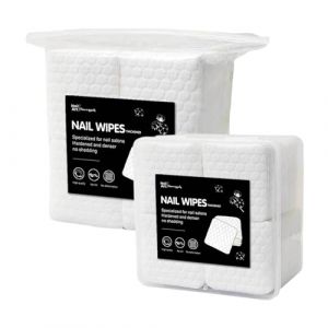 Dissolvant de vernis &agrave; manucure &ndash; Buvard hygi&eacute;nique jetable, feuille de fibres de salon professionnel, tampon respectueux de la peau | Mat&eacute;riau Durable pour atelier d'artiste, atelier, Garage, &eacute;quipem (ImperiumAurum, neuf)