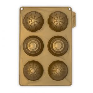 CÉCOA • Moule Silicone Demi-Sphères Noël • 3 Sphères ou 6 Demi-Sphères • 100% Alimentaire • Anti-Adhésif • Sans BPA • Four, Frigo, Congélateur • Températures -40°C à +230°C (CÉCOA STORE, neuf)