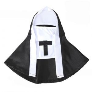 EIH1 Deguisement de Nonne pour Chien Chat, Accessoire Tenue Costume de Halloween, V&ecirc;tements Cadeau D&eacute;coration de Halloween pour Petits Chiens Chats (EIHI, neuf)