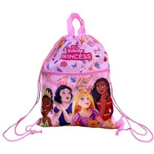 Sac avec poche avant sac &agrave; dos avec fermeture &agrave; cordon sac pour enfants 44 x 34 cm &eacute;cole gym loisirs, princesses, taille unique (Massi s.r.l., neuf)