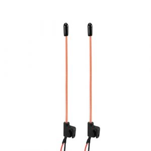 INJORA 2pcs Feux &agrave; LED Type Fouet Fixation Lat&eacute;rale pour TRX4M 1/18 SCX24 1/24 RC Crawlers (INJORA official direct, neuf)