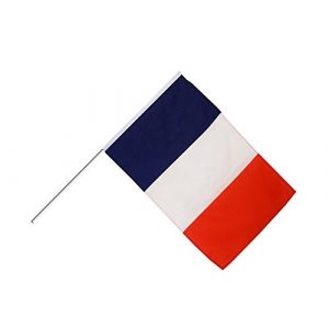 Digni Grand Drapeau France sur hampe 60 x 90 cm Sticker Gratuit (Maison-Des-Drapeaux, neuf)