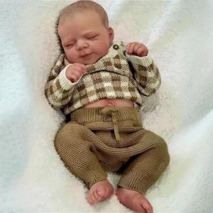 Anano Bebe Reborn Garcon Silicone Plein Corps Enfant 48cm Bebe Reborn Silicone Souple Corps Entier avec Poids R&eacute;el Et D&eacute;tails Anatomiques - &Eacute;dition Sp&eacute;ciale (Shunao-Toys, neuf)