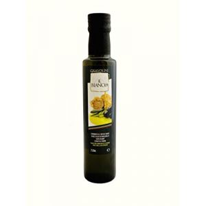 Huile aromatis&eacute;e au Truffe Blanche- Condiment &agrave; base d'huile d'olive vierge extra - 1 bouteille de 250 ml (Truffe Blanche) (GNAVOLINI RACCOLTA SAPORE, neuf)