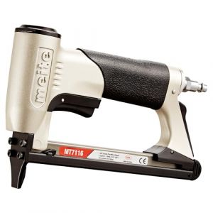 meite Agrafeuse pneumatique MT7116 - Type 71 - Agrafeuse pneumatique d'ameublement pour bricolage, décoration et travail du bois - Utilise des agrafes de type 71/6-16 mm (MEITE Europe, neuf)