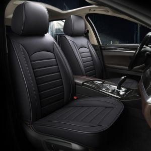 Chifeng Housses de siège auto universelles en cuir synthétique - Durable, imperméable, respirant Housses adaptées pour 2 sièges avant Mazda CX-3 CX-30 CX-5 CX-60 MX-30 Mazda 2 Mazda 3 Mazda 6 (Jun-Mu, neuf)