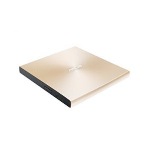 ASUS ZenDrive U9M Or (SDRW-08U9M-U) – Graveur DVD x8 ultra-compact, M-Disc supporté pour un stockage assuré pendant 1000 ans, compatible avec USB 3.0 Type-C & Type-A pour Windows & Mac OS (Morelenet, neuf)
