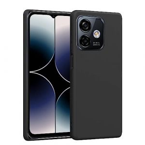 MEMELOKA Coque pour Ulefone Note 16 Pro, Ultra Mince &Eacute;tui de Protection TPU Souple avec Design Enti&egrave;rement Mat, Anti-Rayures & Antid&eacute;rapante Coque Compatible avec Ulefone Note 16 Pro, Noir (YDX-FIRST, neuf)