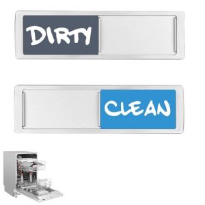 COYUN Propre/Sale Panneau Coulissant Plaque De Statut Pour Lave-Vaisselle CLEAN DIRTY Dishwasher Sign Panneaux Coulissants Magn&eacute;tique Pour Lave-Vaisselle Accessoires De Cuisine Gadgets De Cuisine (HLWA RETAILS LTD UKSTORE, neuf)