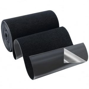 Primasage Tissu Autocollant Reparation 10 Cm X 2 M Tissus Autocollant pour Canape Noir Kit R&eacute;paration Toile de Tentepour les Tentes, les Meubles, les Si&egrave;ges Auto et les Fauteuils Inclinables (primasage, neuf)