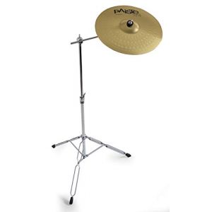 PAISTE Cymbale crash 101 en laiton 16" + support pour cymbale (keepdrum, neuf)