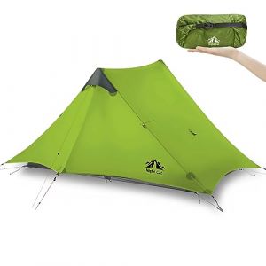 Night Cat Tente Ultra L&eacute;g&egrave;re: 2 Personne Imperm&eacute;able Legere Tente de Randonn&eacute;e pour Camping Trekking Montage Facile (Night Cat-EU, neuf)