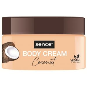 Lait pour le corps &agrave; la noix de coco v&eacute;g&eacute;talien - Soin hydratant pour la peau et le corps - Pour homme et femme - Cr&egrave;me pour le corps &agrave; la noix de coco - Sence Beauty et cosm&eacute;tique (1 &times; 200 ml) (winwingoods, neuf)