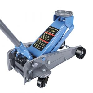 LARBANKE Le Cric Surbaissé de 3 Tonnes, Fabriqué en Acier au Carbone Durable, avec Une Portée de Cric Hydraulique de 13,5 cm à 46 cm,Fournit Un Support Stable pour Une Large Gamme de Véhicules (Deqilongstore, neuf)