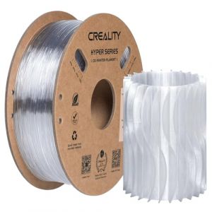Creality Hyper PC 1,75 mm Filament, Filament en Polycarbonate Transparent, Impression Haute Vitesse de 300 mm/s, 1 kg (2,2 lb)/Bobine, Solide et Résistant à la Chaleur, Convient aux Imprimantes 3D (Creality Official Store, neuf)
