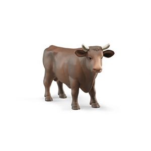 bruder 02309 - Taureau, taureau, bSuf, vache, animal, ferme, agriculture, figurine jouet (Miller Rock, neuf)