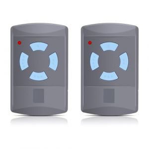 Hörmann Lot de 2 ouvre-porte de garage de rechange, pour Hörmann hsm4-868, télécommande 868,3 MHz, 4 canaux, compatible avec Hörmann HSM4-868 HSE2-868 HS4-868, boutons bleus Hörmann (ChenCaihong, neuf)