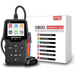 Diagnostique OBD2 Diagnostique Auto Professionnel avec 2,8" Grand &eacute;cran Donn&eacute;es en Temps r&eacute;el Lecteur de Code d'erreur, Fonctions OBDII/EOBD compl&egrave;tes pour BMW Tous Les v&eacute;hicules OBDII (Noir) (8Nice, neuf)