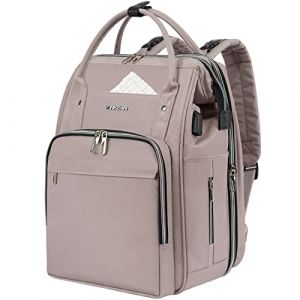 VANKEAN Sac à dos pour ordinateur portable 15,6 pouces pour femme, rose (VANKEAN-EU, neuf)