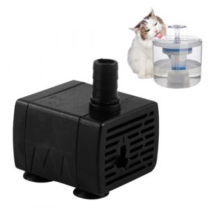 Mini Pompe à Eau Submersible USB,Mini Pompe à Eau Submersible,Mini Pompe à Eau Ultra Silencieuse,Réglable Silencieuse Aquarium Pump,Pompe de Fontaine à Chat Chien,pour Animaux Compagnie,Aquarium,5W (ISUJ1JUSI, neuf)