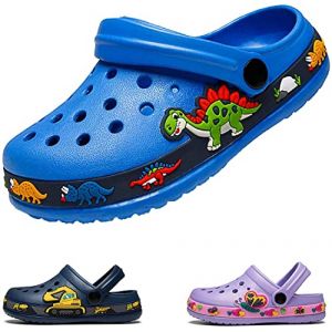 AVASAGS Sabots unisexe pour enfants Pantoletten filles et gar&ccedil;ons Chaussures respirantes Sandales gar&ccedil;ons Chaussures de bain Pantoletten Chaussures de jardin antid&eacute;rapantes, bleu, 26 EU (Such A Great Store, neuf)