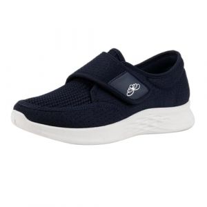 Chaussures De Marche Confortables Et Respirantes en pour Femmes, Sport Personnes &Acirc;g&eacute;es, Tissu Ancien, Sandales Compens&eacute;es (Blue, 41) Basket Femme Running Chaussure Compensee Brodees sans Lacet (SHOBDW, neuf)