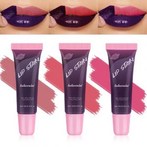 Mrettick Peel Off Lip Stain Lot de 3 crayons à lèvres amovibles, longue durée, imperméable, non collant, mat, nude, tatouage hautement pigmenté (Waliangge, neuf)
