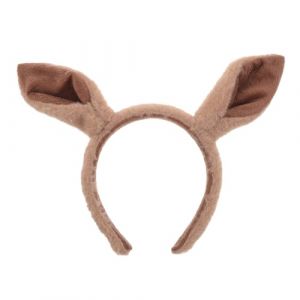 ABOOFAN Bandeau Oreilles Cheval Peluche Doux Pour Femme, Serrage-t&ecirc;te Costume Animaux Ferme, Accessoire Festif Marron Camel, Bandeau Maquillage Spa Cosplay (Halleyham, neuf)