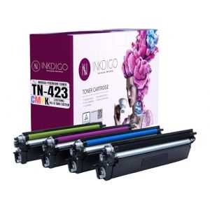INKDIGO TN423 TONER KIT COMPATIBLE AVEC BROTHER Brother DCP-L 8410CDN; Brother DCP-L 8410CDW ; Brother HL-L 8260CDW ; Brother HL-L 8360CDW ; Brother MFC-L 8690CDW ; Brother MFC-L 8900CDW (Toneromania, neuf)