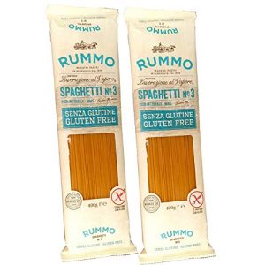 Sans Gluten Spaghetti P&acirc;tes Rummo - 2 paquets x 400 gr (ROKI SHOP, neuf)