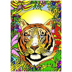 SERICOLOR Tableaux &agrave; colorier Velours. Tigre (ECHO Droits Audiovisuels, neuf)