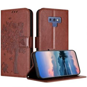 JayModCase Coque pour Samsung Galaxy Note 9, Coque Portefeuille Housse Cuir avec Porte Cartes et b&eacute;quille Fermeture magn&eacute;tique &Eacute;tui pour Samsung Note 9 - Marron (HXM STORE - EU, neuf)