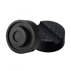 YIXISI 2 Pi&egrave;ces Bloc en Caoutchouc, Caoutchouc Cric, Tampon pour cric avec Conception antid&eacute;rapante, pour Prot&eacute;gez Votre Voiture en la Levant par Le cric hydraulique (YXS-DE, neuf)