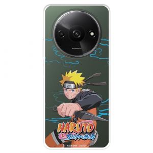 Coque compatible avec Xiaomi Redmi A3 officielle Naruto Shippuden pour prot&eacute;ger votre t&eacute;l&eacute;phone portable Coque en silicone transparente souple sous licence officielle Naruto (La Casa de Las Carcasas, neuf)