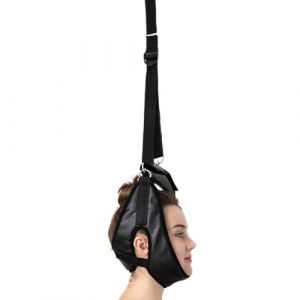 Sangle d'étirement cervicale - Ceinture de soutien cervical, dispositif de traction cervicale | Kit d'étirement cervical à suspendre, dispositif de traction cervicale, traction de la tête pour soulage (peijinor, neuf)