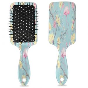 Brosse à cheveux en forme de flamant rose tropical avec coussin d'air humide et sec - Brosse à cheveux démêlante en plastique pour enfants et adultes - Cadeau de rentrée scolaire pour homme et femme (Lucky Betty, neuf)