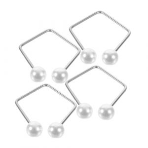 Alipis Appareil &agrave; Fossettes en M&eacute;tal 4 Pi&egrave;ces Entra&icirc;nement R&eacute;glable Visage Accessoires pour Muscler les Joues Utilisation Maison et Voyage Outil Facial pour Hommes et Femmes (Dahlia Oiye, neuf)